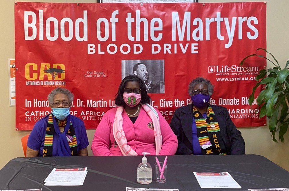 NCNW HDS members at a community blood drive