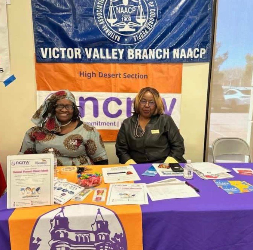 NCNW HDS members at a community outreach table